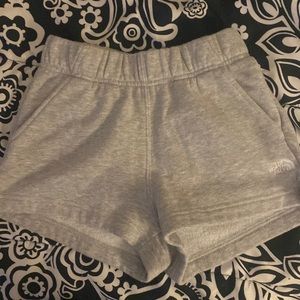 The North Face sweat shorts!!